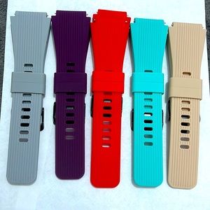 (5) Samsung Galaxy Watch Silicon Bands